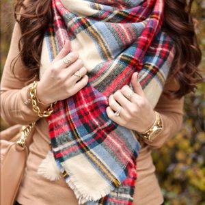 ASOS Oversized Blanket Plaid Scarf